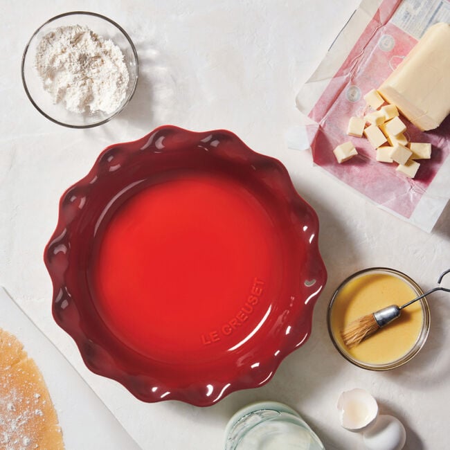 Heritage Fluted Pie DishCerise