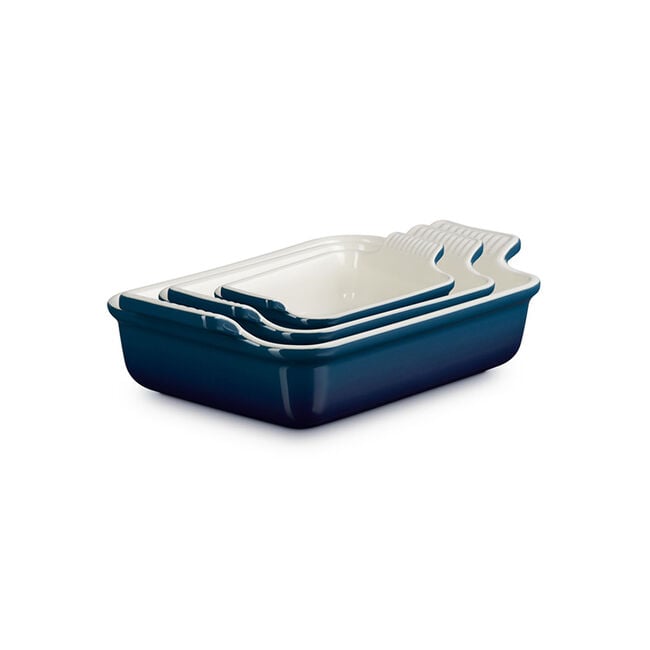Heritage 3-Piece Rectangular Baking Dish SetAgave