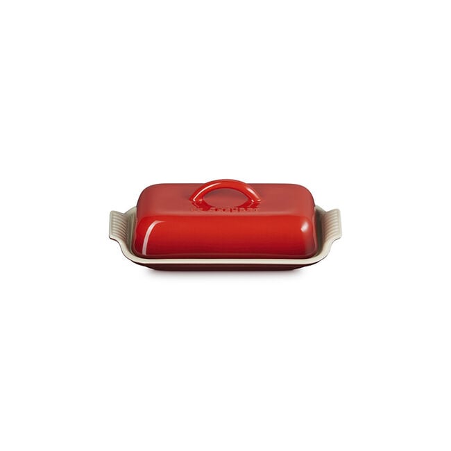 Heritage Butter DishCerise
