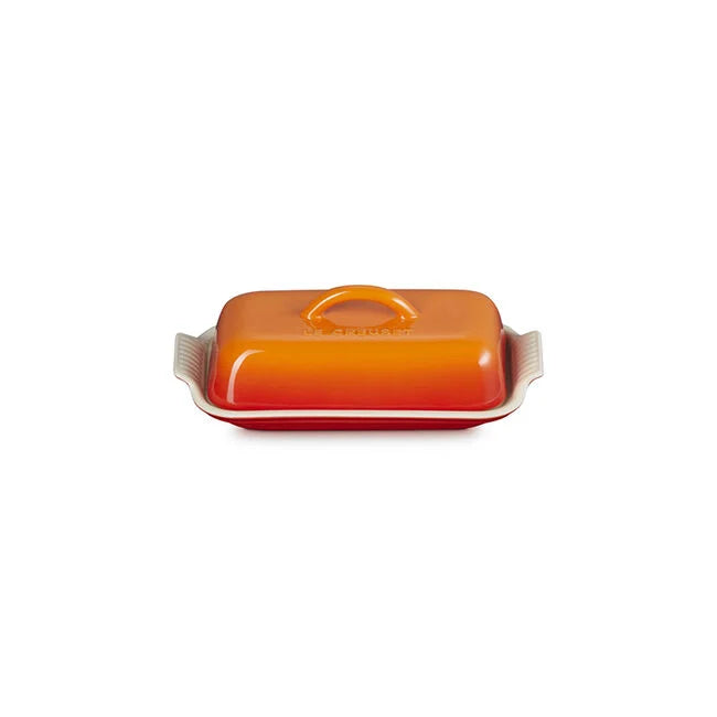 Heritage Butter DishFlame