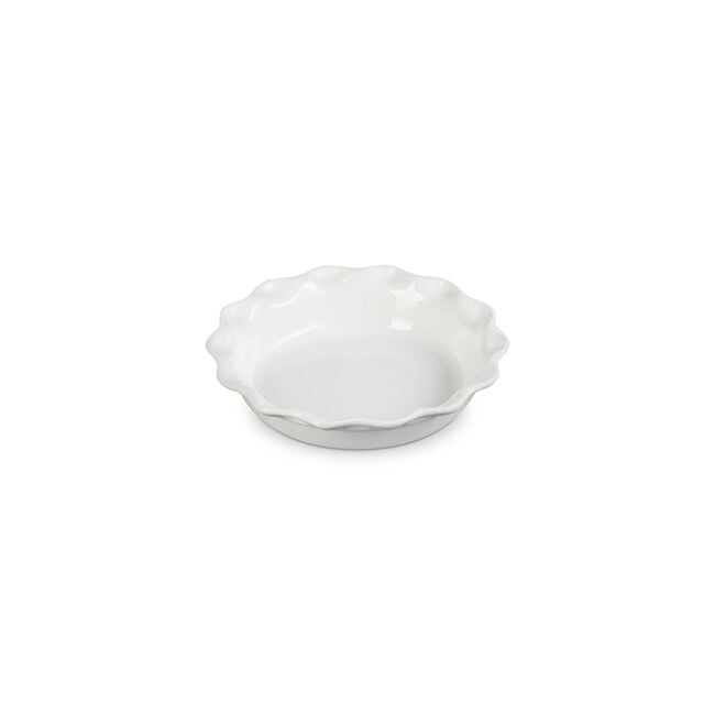 Heritage Fluted Pie DishWhite