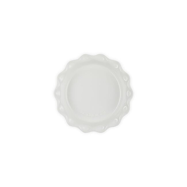 Heritage Fluted Pie DishWhite
