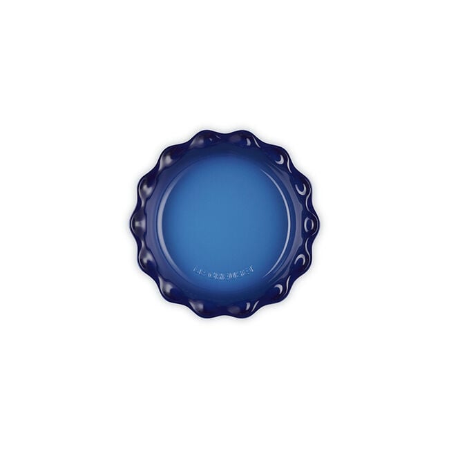 Heritage Fluted Pie DishAzure