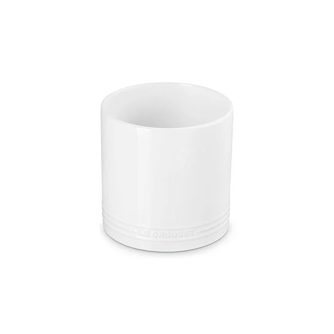 Signature Utensil CrockWhite