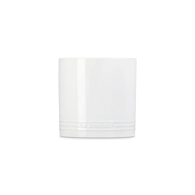 Signature Utensil CrockWhite
