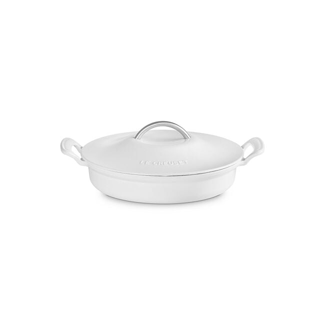 Modern Heritage Round BraiserMatte White