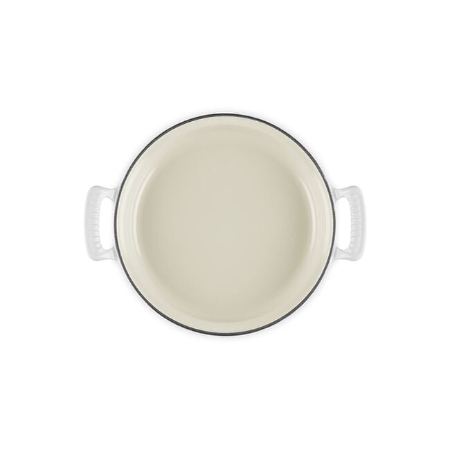 Modern Heritage Round BraiserMatte White