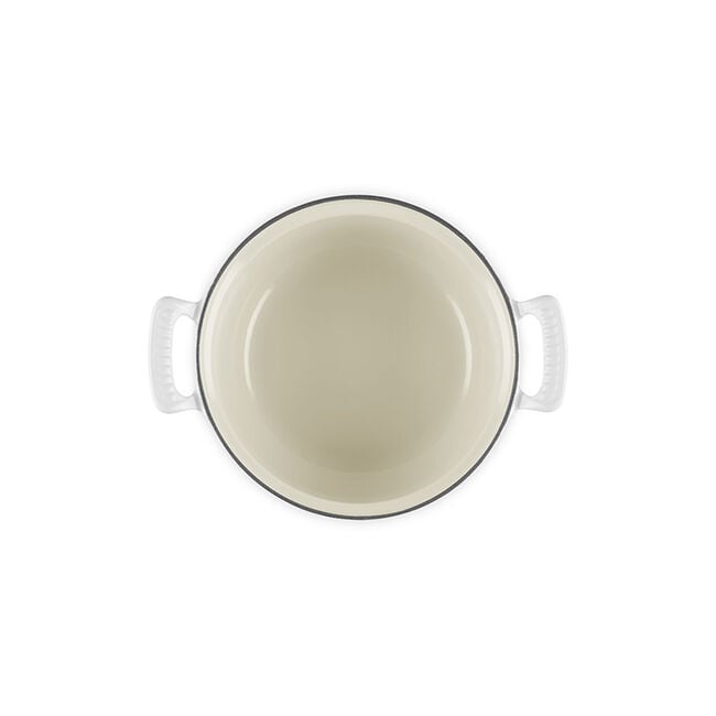 Modern Heritage Round Dutch OvenMatte White
