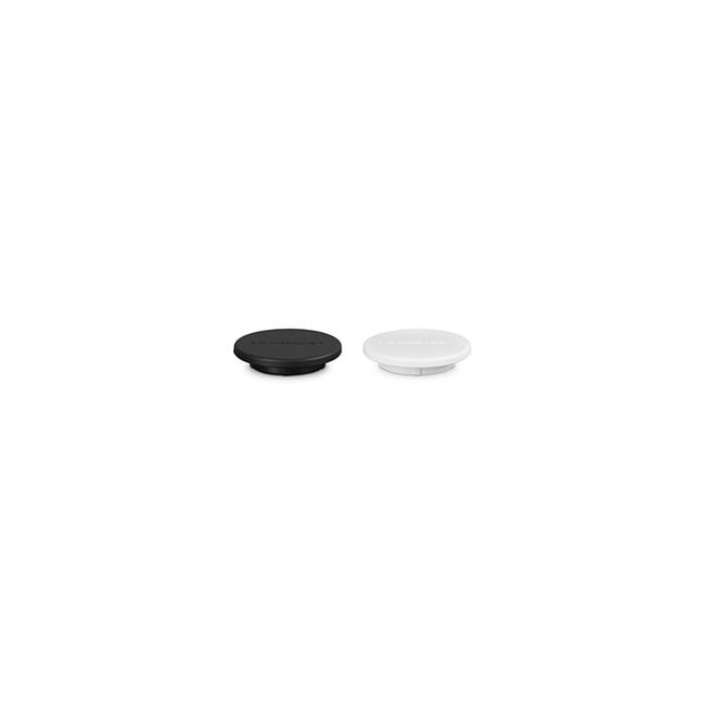 Mill Caps, Set of 2Black and White
