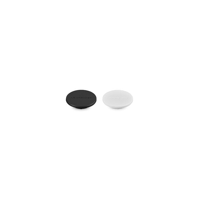 Mill Caps, Set of 2Black and White