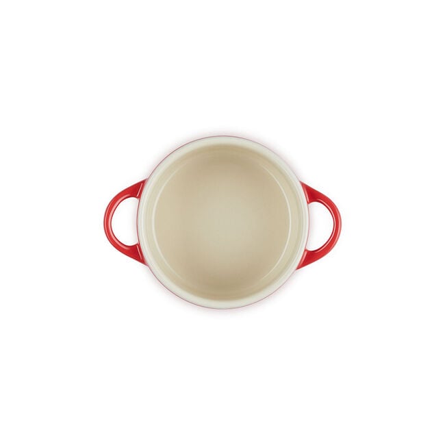 Mini Cocotte with Gold Heart KnobCerise