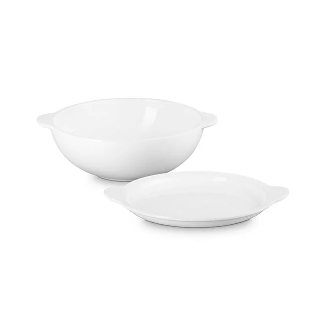 Signature Round Multifunction Baking Dish with Platter Lid