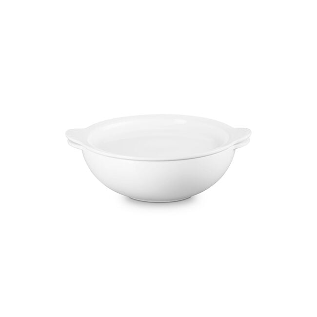 Signature Round Multifunction Baking Dish with Platter LidWhite