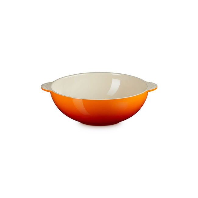 Signature Round Multifunction Baking Dish with Platter LidFlame