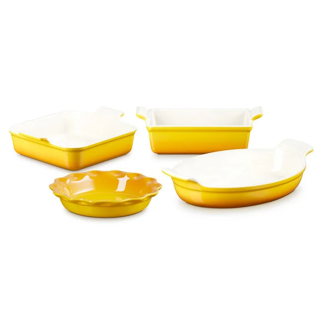 Heritage 4-Piece Bakeware Essentials SetNectar