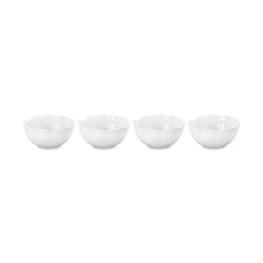 Petal Mini Bowls, Set of 4White