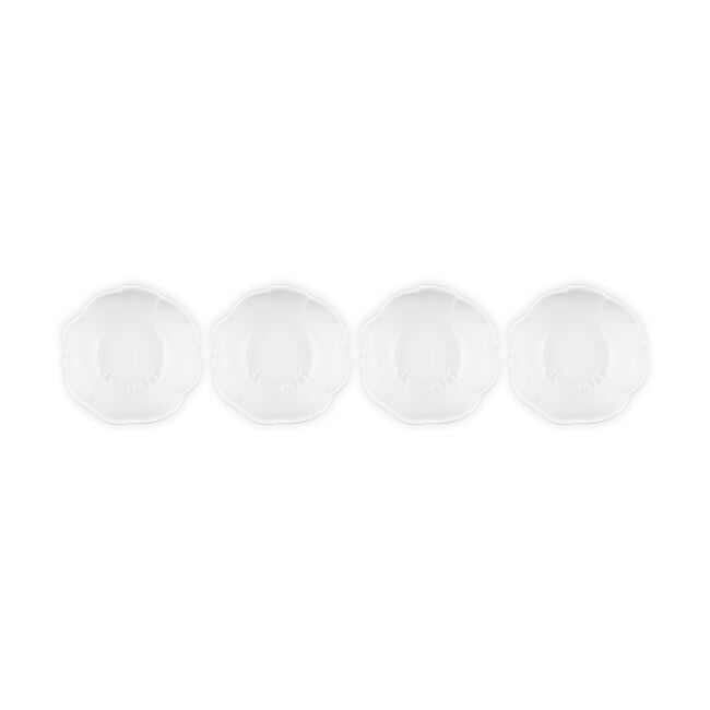 Petal Mini Bowls, Set of 4White
