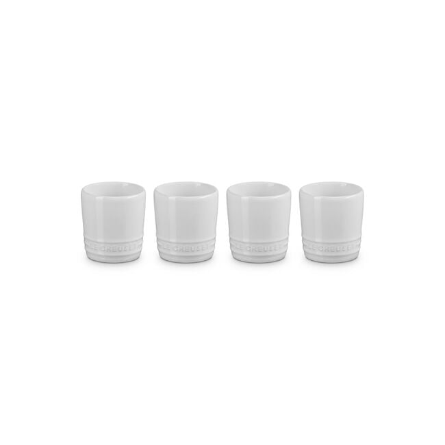 Signature Petite Tasse, Set of 4White