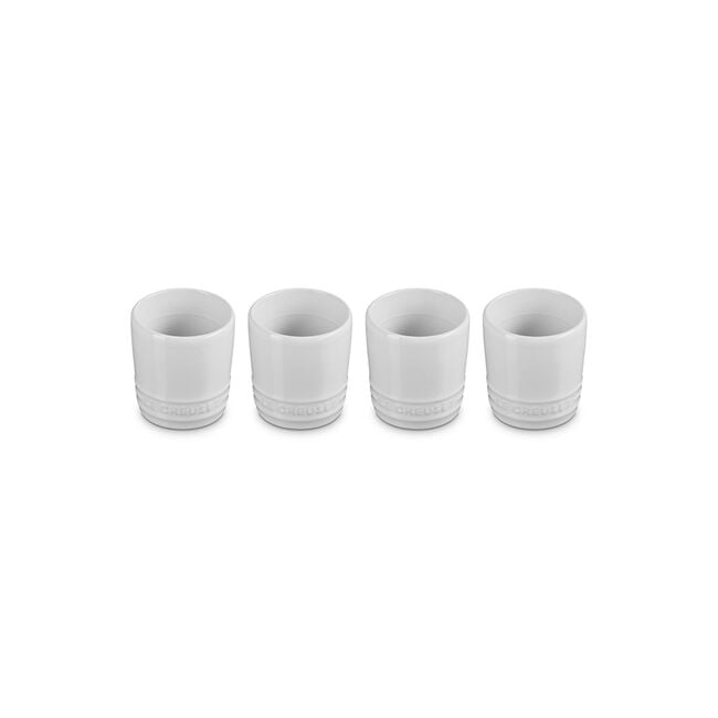 Signature Petite Tasse, Set of 4White