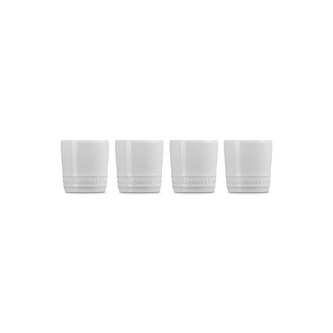 Signature Petite Tasse, Set of 4White