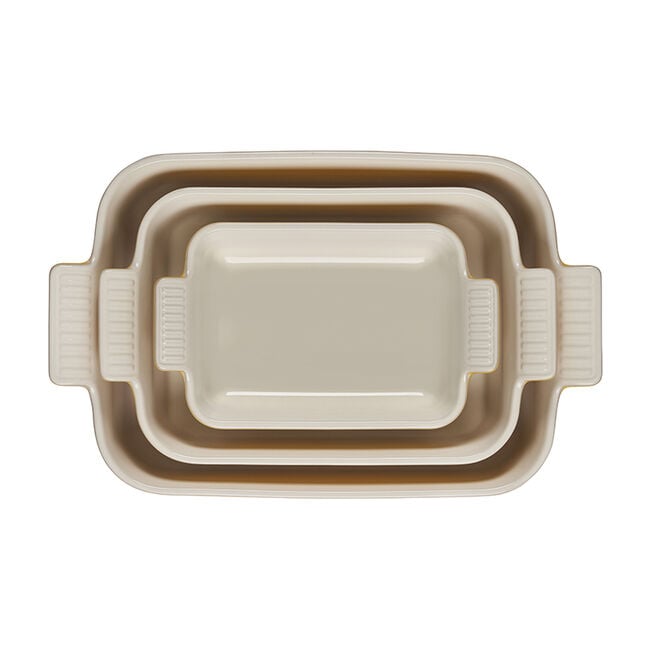 Heritage 3-Piece Rectangular Baking Dish SetNectar