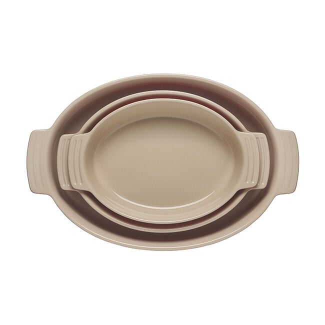 Classic 3-Piece Oval Baking Dish SetCerise