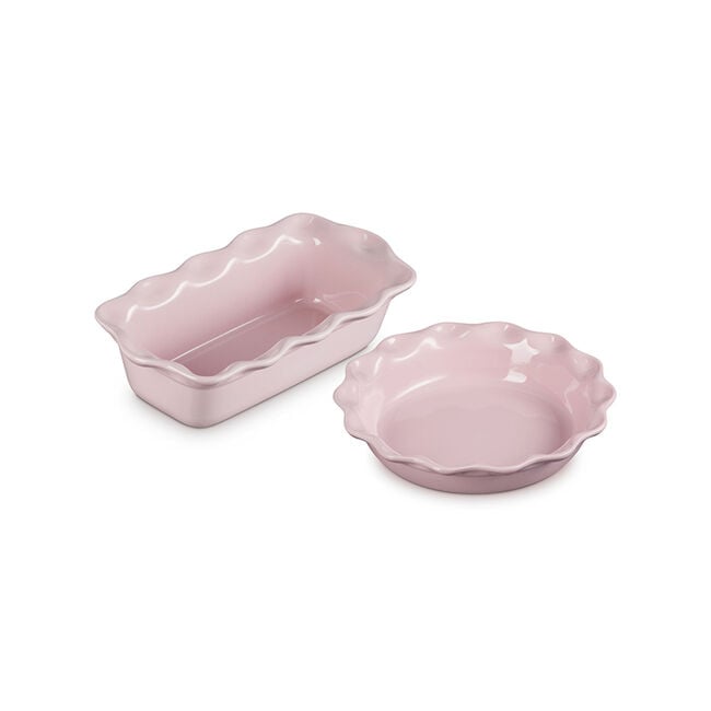 Heritage Pie Dish and Fluted Loaf Pan Set