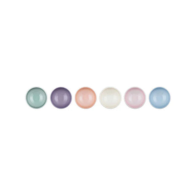 Vancouver Pinch Bowls, Set of 6Pastel Multicolor