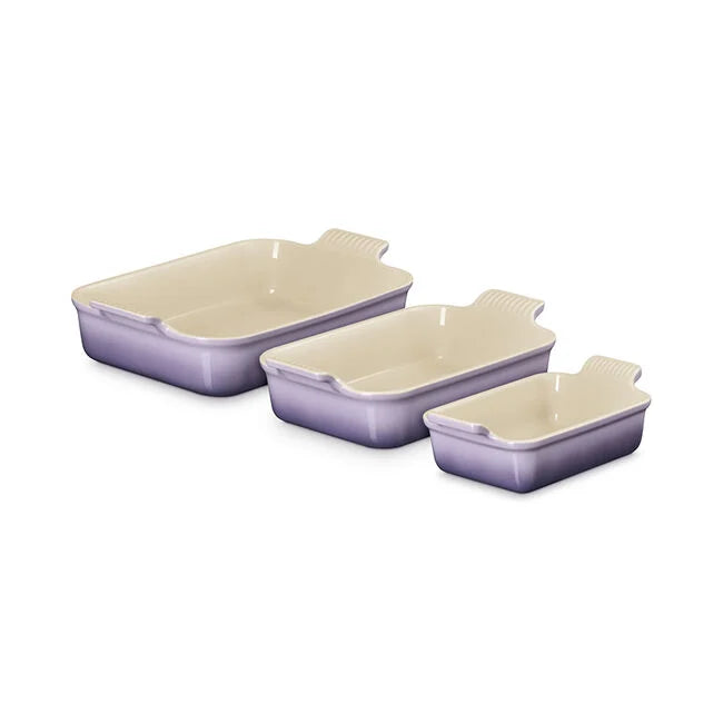 Heritage 3-Piece Rectangular Baking DishProvence