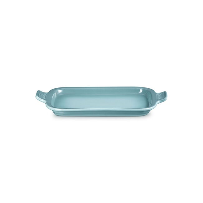 Rectangular Dish with Platter LidSea Salt