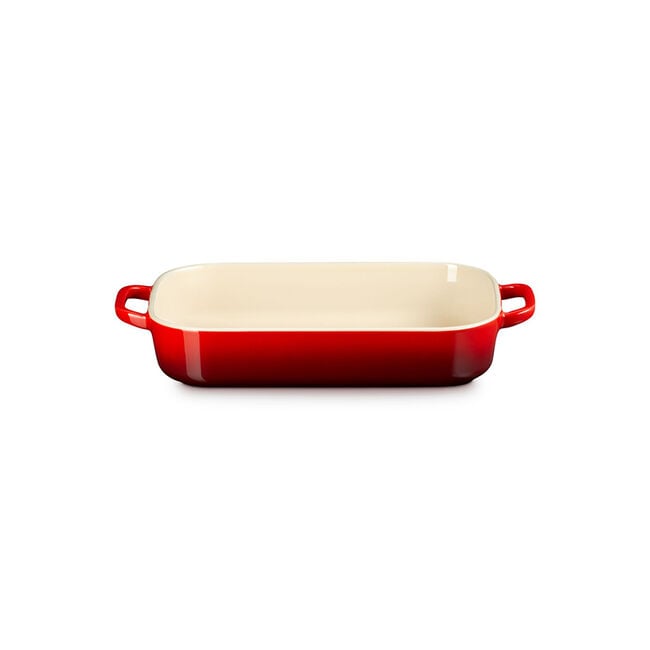 Rectangular Dish with Platter LidCerise