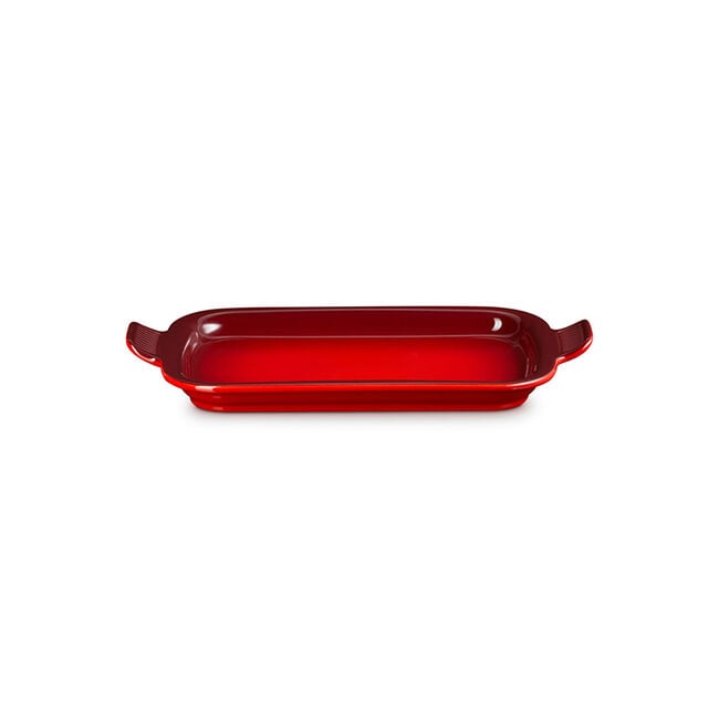 Rectangular Dish with Platter LidCerise
