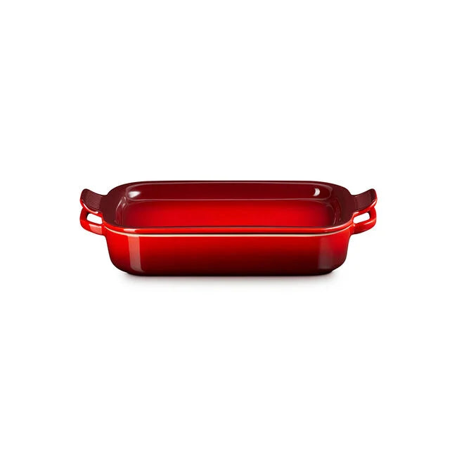 Rectangular Dish with Platter LidCerise