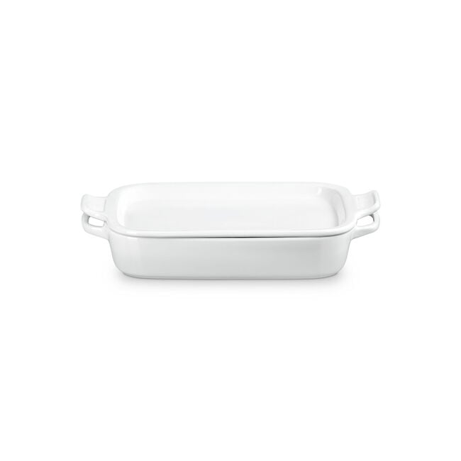 Rectangular Dish with Platter LidWhite