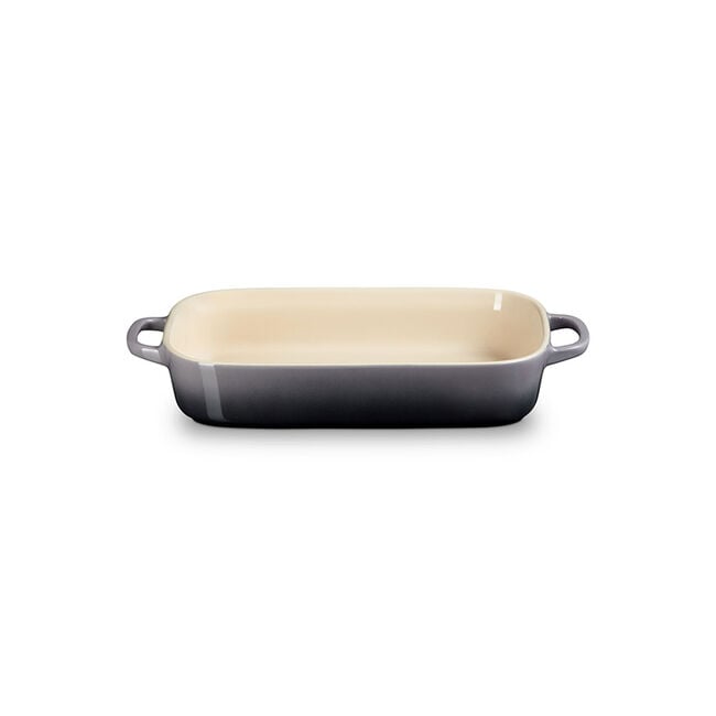 Rectangular Dish with Platter LidOyster