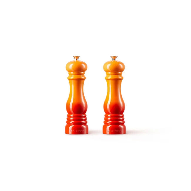 Acrylic Classic Salt and Pepper Mill SetFlame