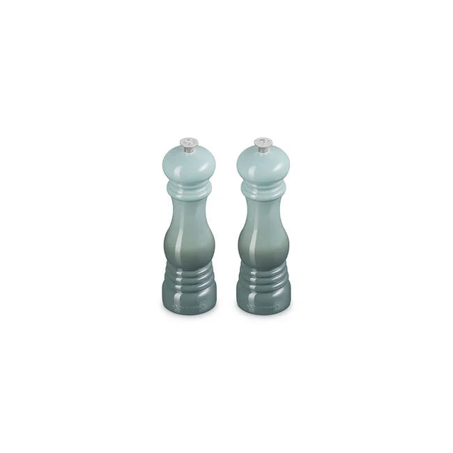 Acrylic Classic Salt and Pepper Mill SetSea Salt