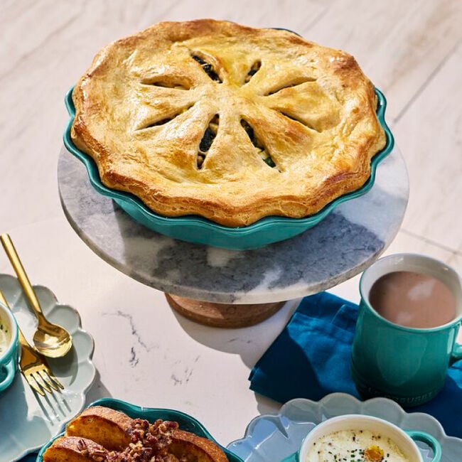 Heritage Fluted Pie DishRiviera