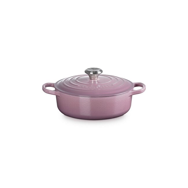 Signature Wide Round OvenMauve Pink