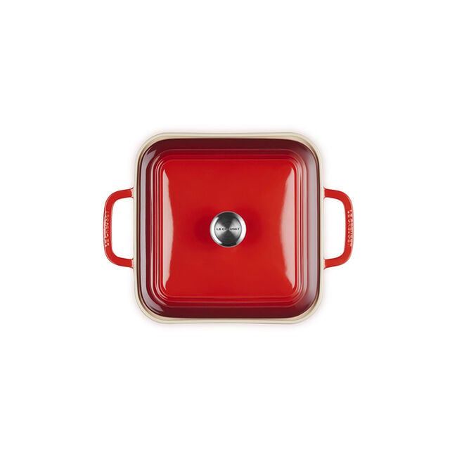 San Francisco Square Baking Dish with LidCerise