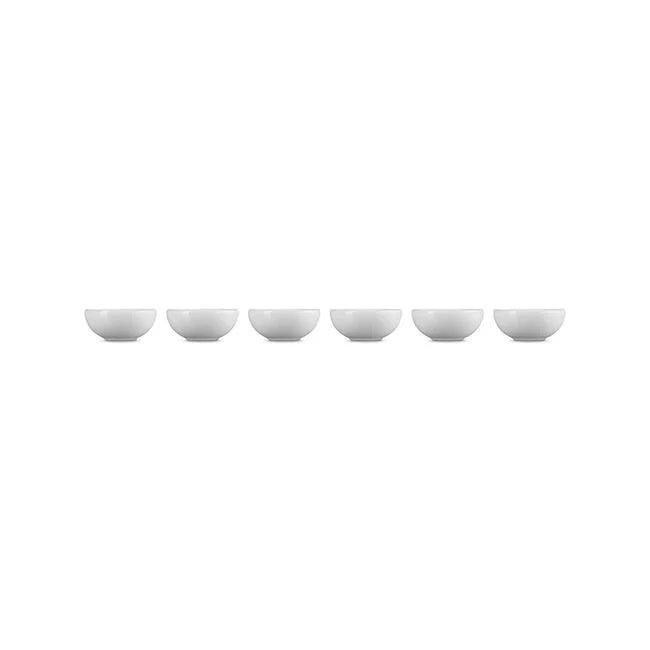Vancouver Pinch Bowls, Set of 6White