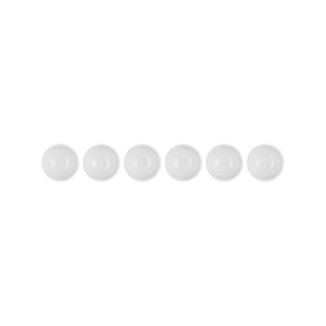 Vancouver Pinch Bowls, Set of 6White