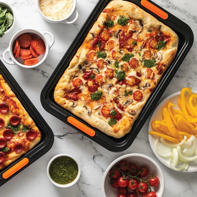 Non-stick Metal Bakeware 2-Piece Sheet Pan Set