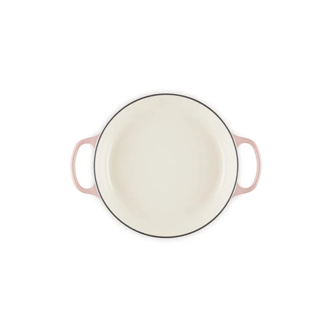Enameled Cast Iron Signature Round Braiser with Glass LidPeche