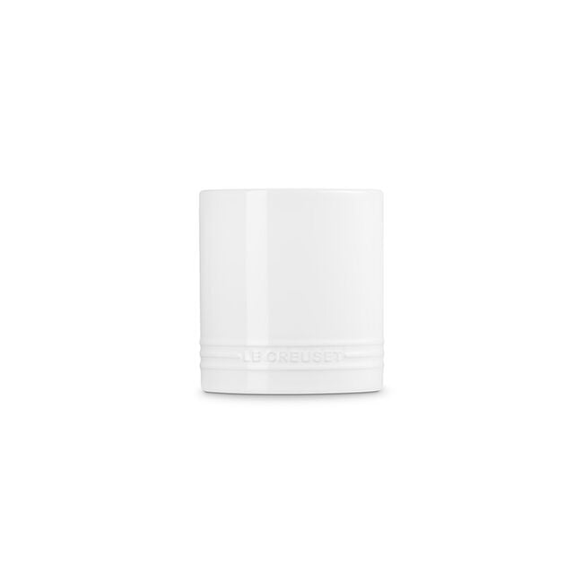 Signature Utensil CrockWhite