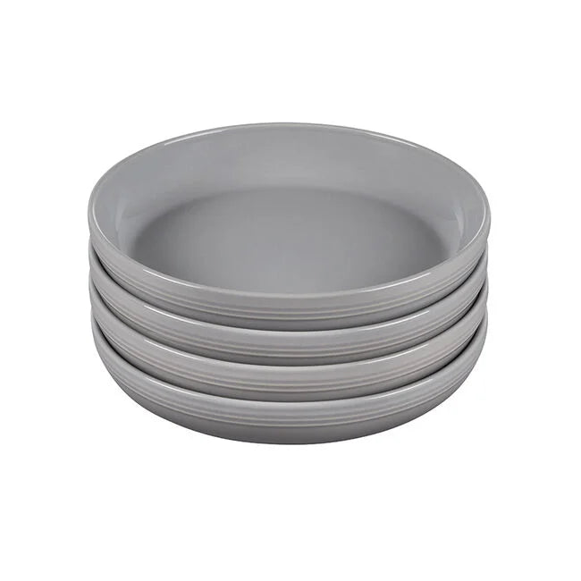 San Francisco Pasta Bowls, Set of 4French Grey