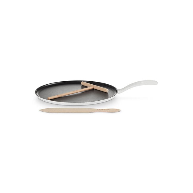 Traditional Round Crepe PanWhite