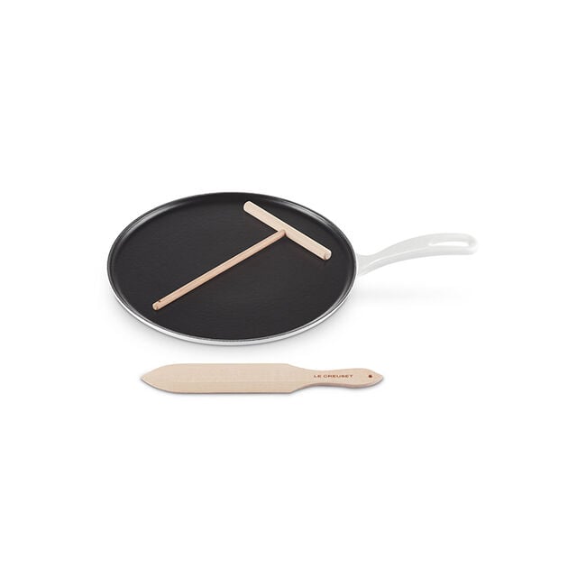 Traditional Round Crepe PanWhite