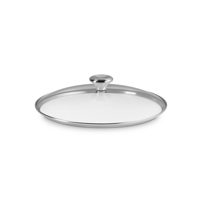 Glass Lid with Stainless Steel Knob