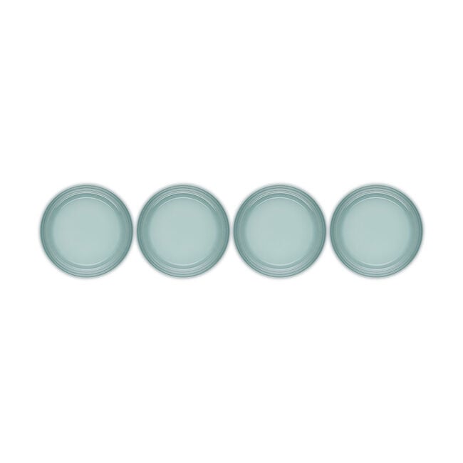 Vancouver Dinner Plates, Set of 4Sea Salt
